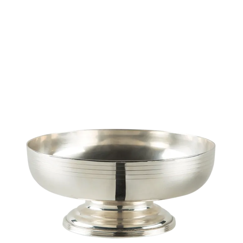 Légumier sur pied argent Ø 18 cm
