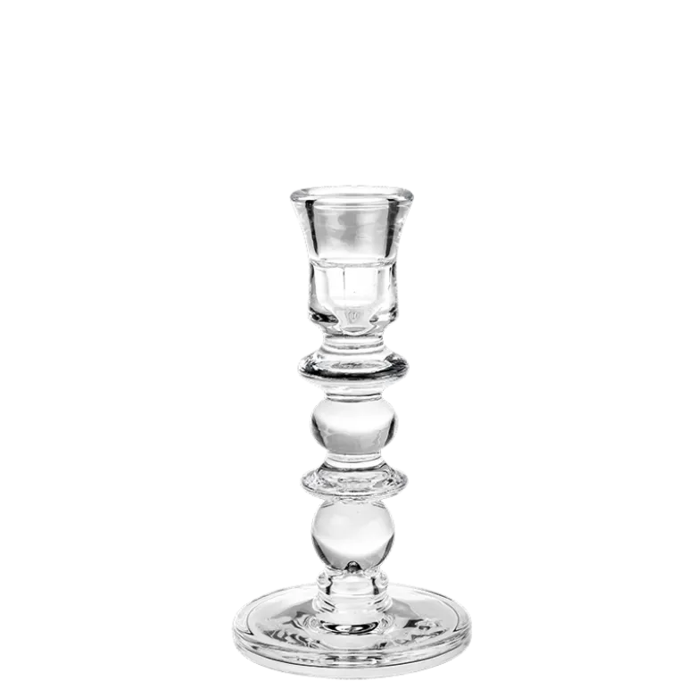 Lot de 3 bougeoirs boule Colonel en verre