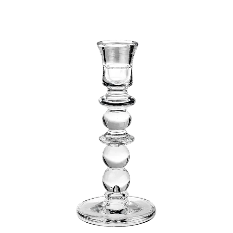 Lot de 3 bougeoirs boule Colonel en verre