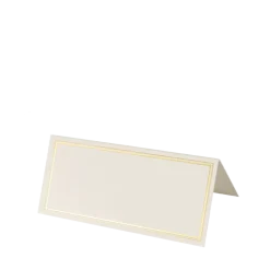 Lot de 10 marque-place Prestige or