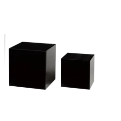Lot de 3 réhausses noires