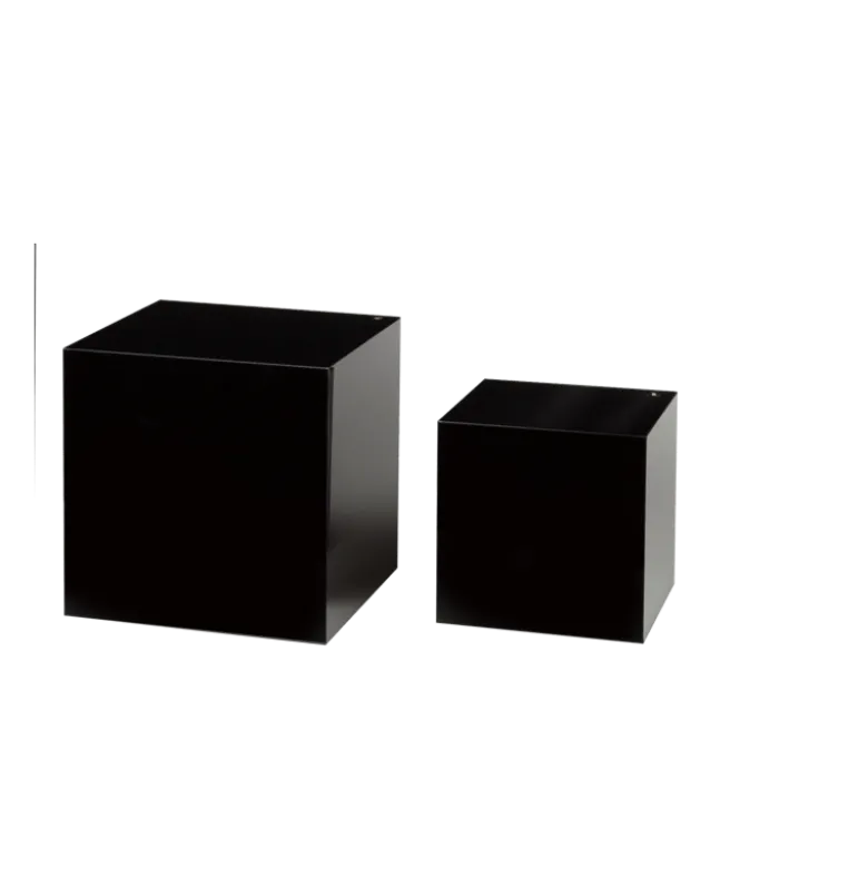 Lot de 3 réhausses noires