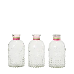 Lot de 3 vases Armoiries H 12 cm