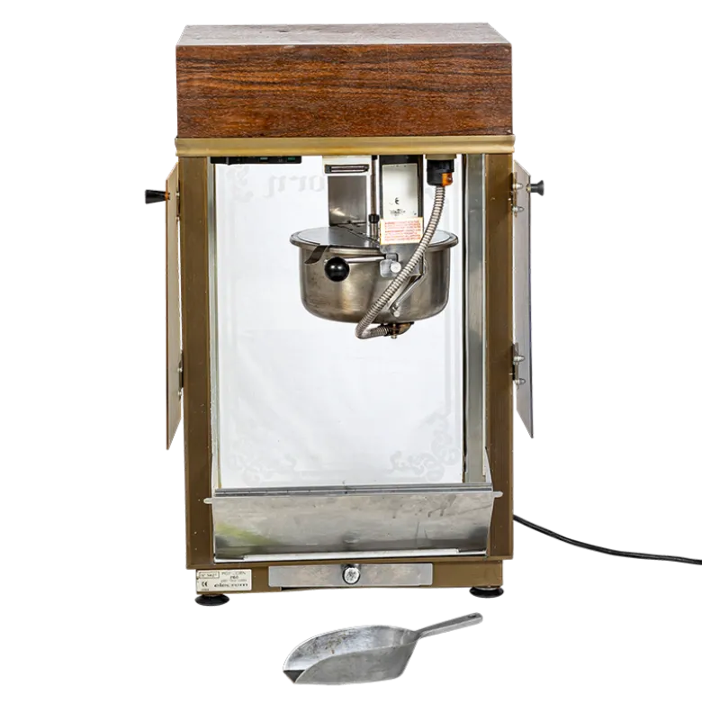 Machine à pop-corn 220 v livrée avec une pelle à pop-corn