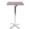 Mange-debout plateau bois 80 x 80 cm H 111 cm