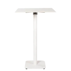 Mange-debout Soft blanc 70 x 70 cm H 110 cm (outdoor)