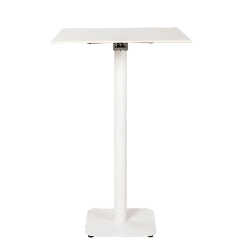 Mange-debout Soft blanc 70 x 70 cm H 110 cm (outdoor)