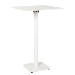 Mange-debout Soft blanc 70 x 70 cm H 110 cm (outdoor)