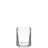 Mini cube en verre 4 x 4 cm H 5 cm 4 cl