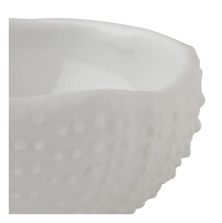 Mini oursin blanc 5 x 5 cm H 2.5 cm 2 cl