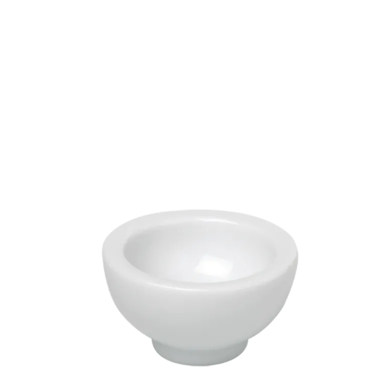 Mini pilon blanc Ø 6 cm H 3,5 cm 2 cl