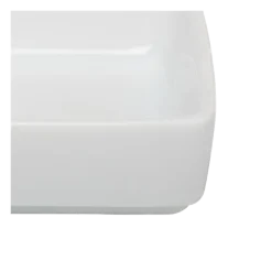 Mini plat carré blanc 6,5 x 6,5 cm H 3 cm 4 cl