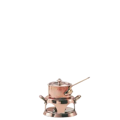 Mini poêlon Ø 9 cm avec réchaud et couvercle