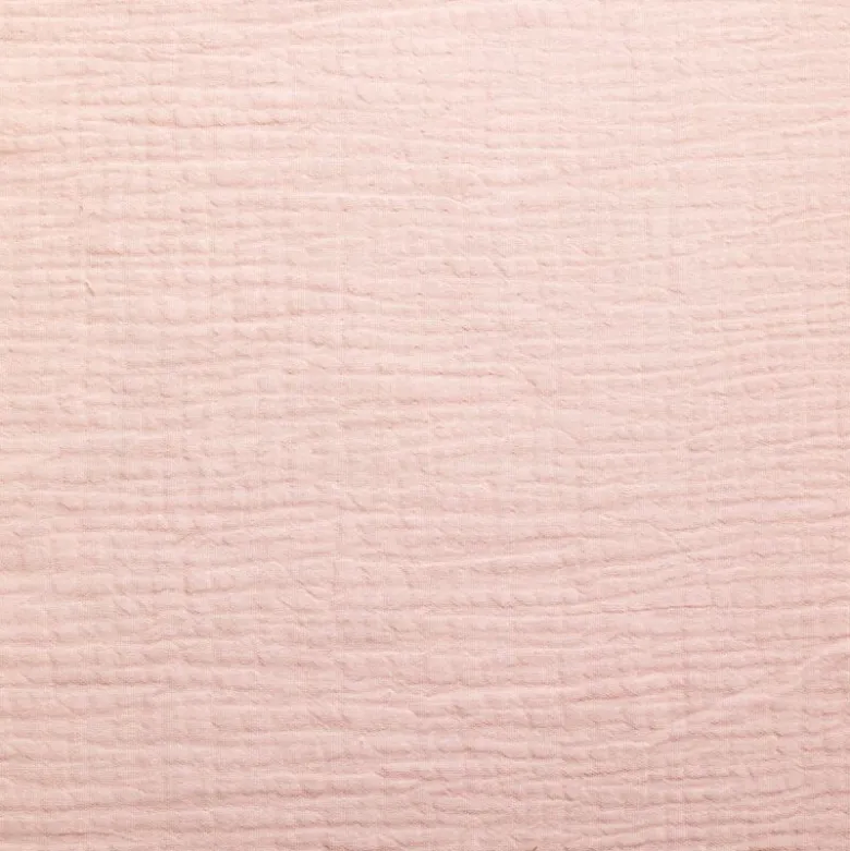 ML Gaze coton rose poudré larg 130 cm