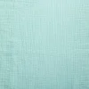 ML Gaze coton turquoise larg 130 cm