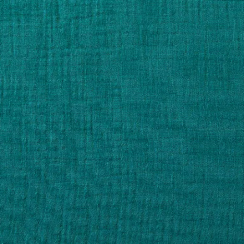 ML Gaze coton vert larg 130 cm