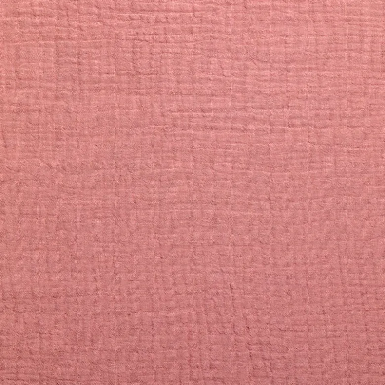 ML Gaze coton vieux rose larg 130 cm