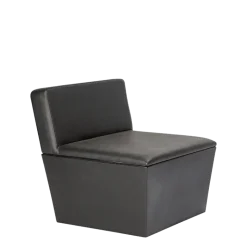 Module central Cône noir 75 x 75 cm H 75 cm