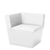 Module d'angle Cône blanc 75 x 75 cm H 75 cm
