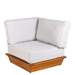Module d'angle Lounge garden grey 76 x 76 cm H 70 cm