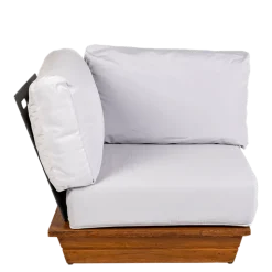 Module d'angle Lounge garden grey 76 x 76 cm H 70 cm