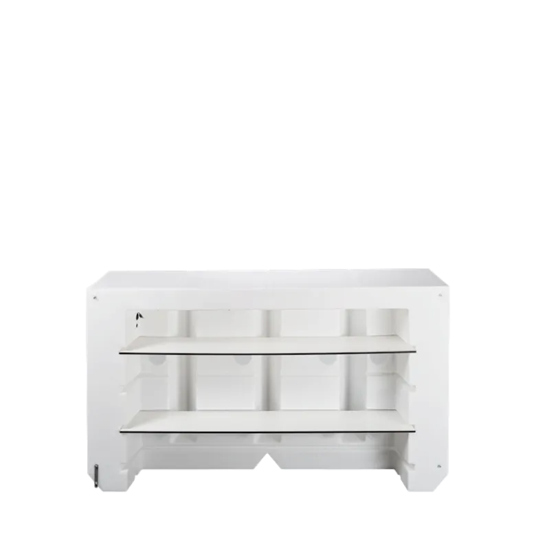 Module droit Bar light 55 x 200 cm H 115 cm