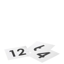 Numéro de table carré souple 1 à 100