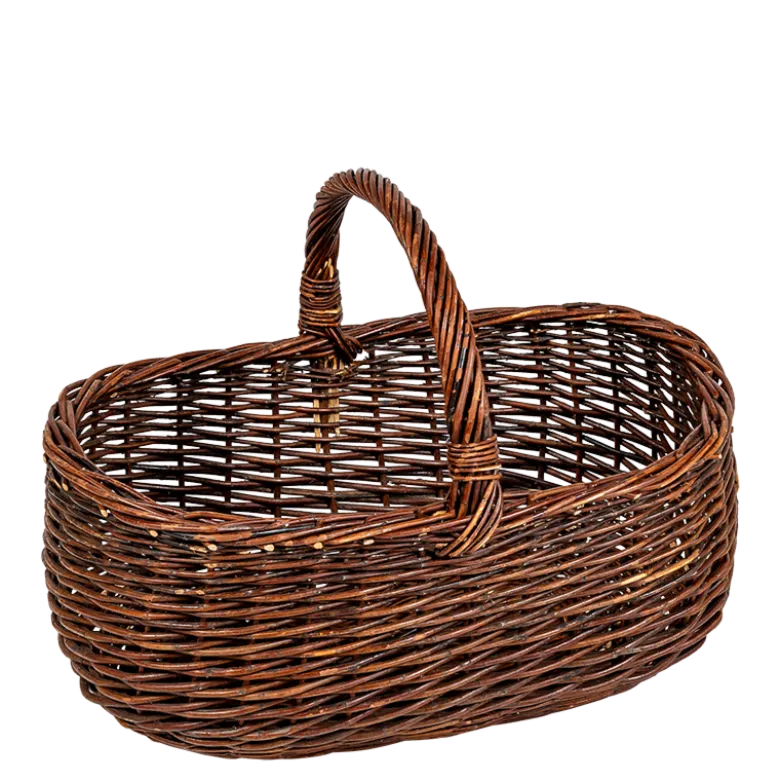 Panier Vintage en osier Ø 26-44 cm H 24-30 cm
