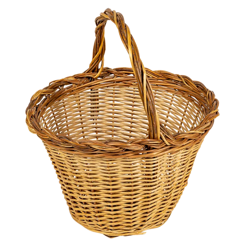 Panier Vintage en osier Ø 26-44 cm H 24-30 cm