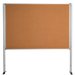 Panneau liège 2 faces sur pieds 122 x 172 cm H 185 cm
