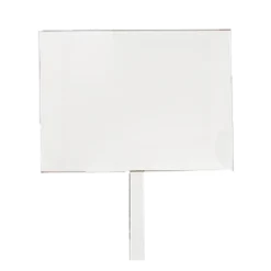 Panneau pied blanc format 40 x 50 cm H 90 à 150 cm Délai 24h A3