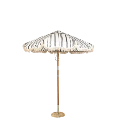 Parasol Biarritz Ø 210 cm H 260 cm + socle granit Ø 50 cm