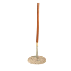 Parasol Biarritz Ø 210 cm H 260 cm + socle granit Ø 50 cm