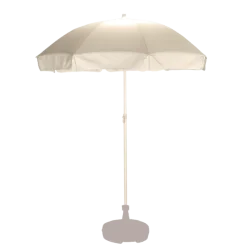 Parasol blanc Ø 180 cm