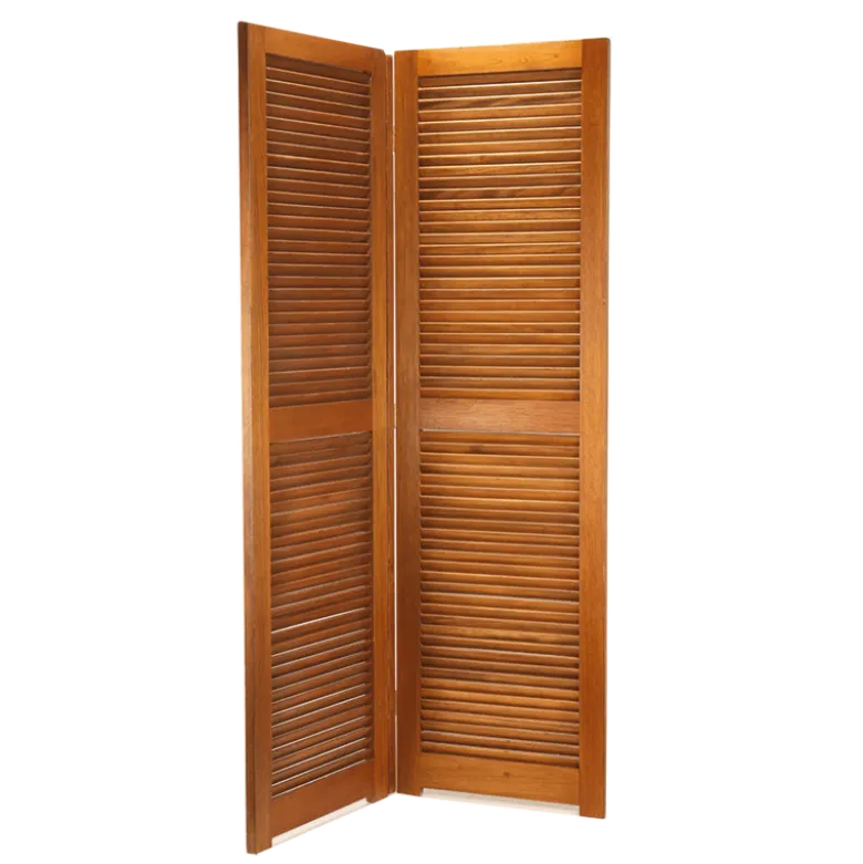 Paravent Louisiane bois 2 feuilles L 130 cm (65 x 2) H 205 cm