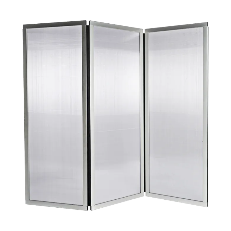 Paravent plexi L 210 cm (70 x 3) H 186 cm