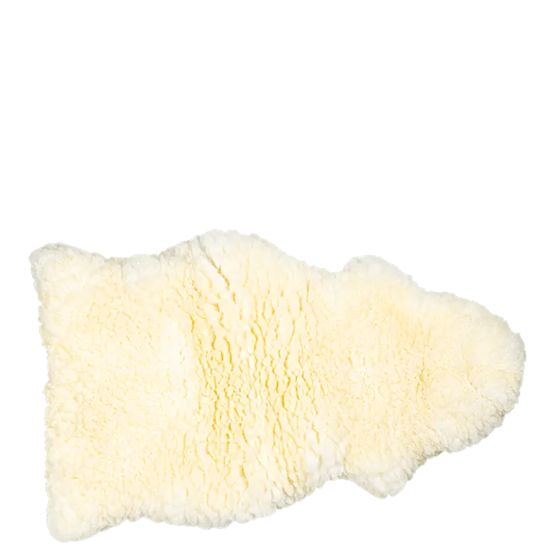 Peau de mouton vintage 70-80 x 40-55 cm