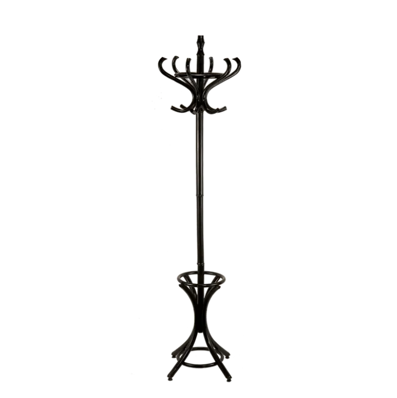 Perroquet en bois noir H 185 cm