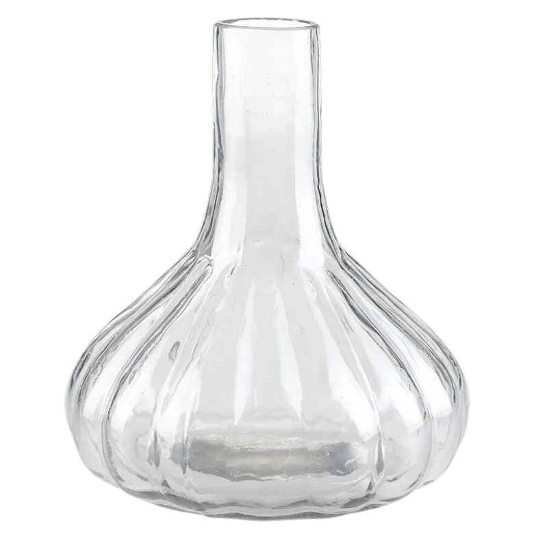 Petit contenant en verre blanc vintage Ø 2-3 cm H 12-17 cm