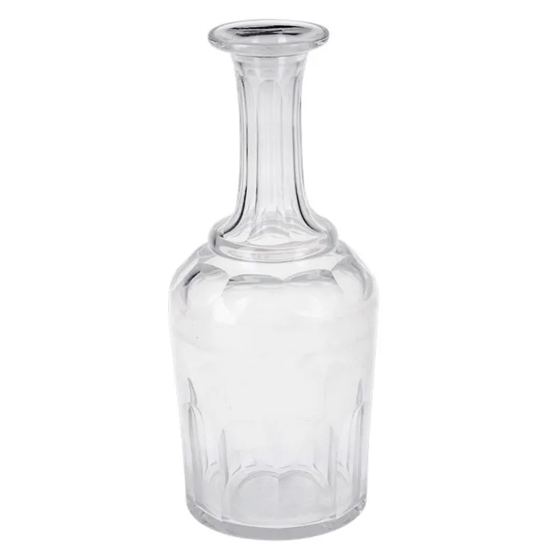 Petit contenant en verre blanc vintage Ø 2-3 cm H 12-17 cm