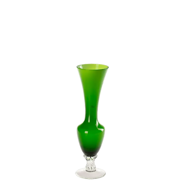 Petit Soliflore Vintage nuance vert Ø 8 max H 16-20 cm