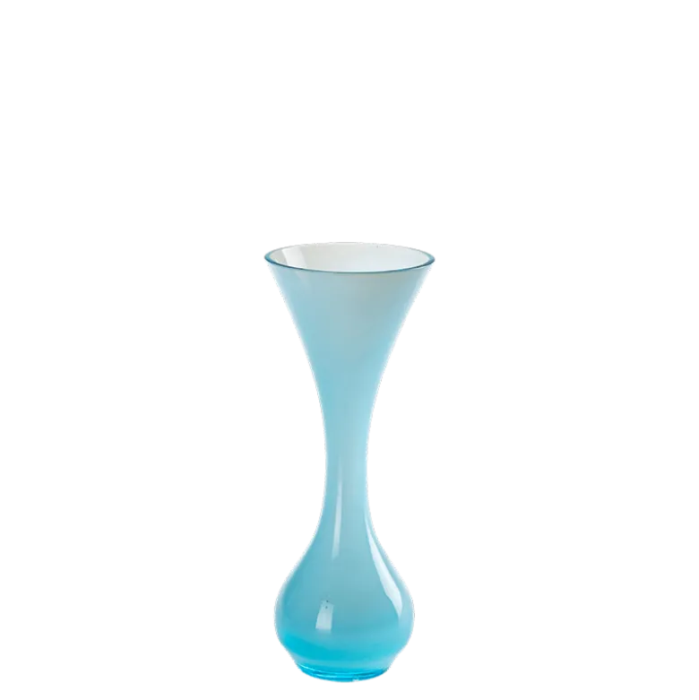 Petit Soliflore Vintage nuance bleue Ø 8 max H 16-20 cm