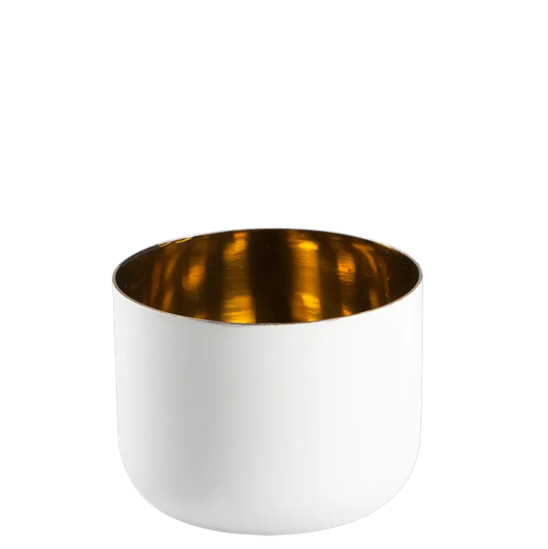 Photophore Day Gold Ø 7,5 cm H 6 cm