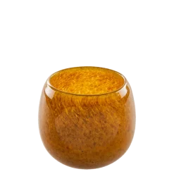 Photophore Murano camel H 8 cm Ø 10 cm