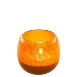 Photophore Murano camel H 8 cm Ø 10 cm