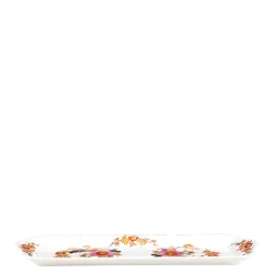Plat à cake Vintage fleuri 35-40 x 14-17 cm
