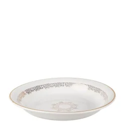 Plat creux Vintage blanc et doré Ø 27-32 cm