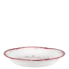 Plat creux Vintage rouge rose Ø 27-32 cm