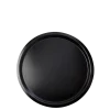 Plateau de service noir antidérapant Ø 37 cm