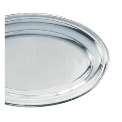 Plat ovale argent 31 x 45 cm